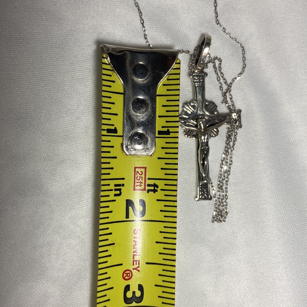 Sterling Silver .925 Cross Pendant - Picture 6 of 7
